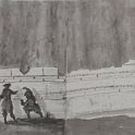 Clerk 'Salisbury Crags, Edinburgh - centre panel (of 3)'